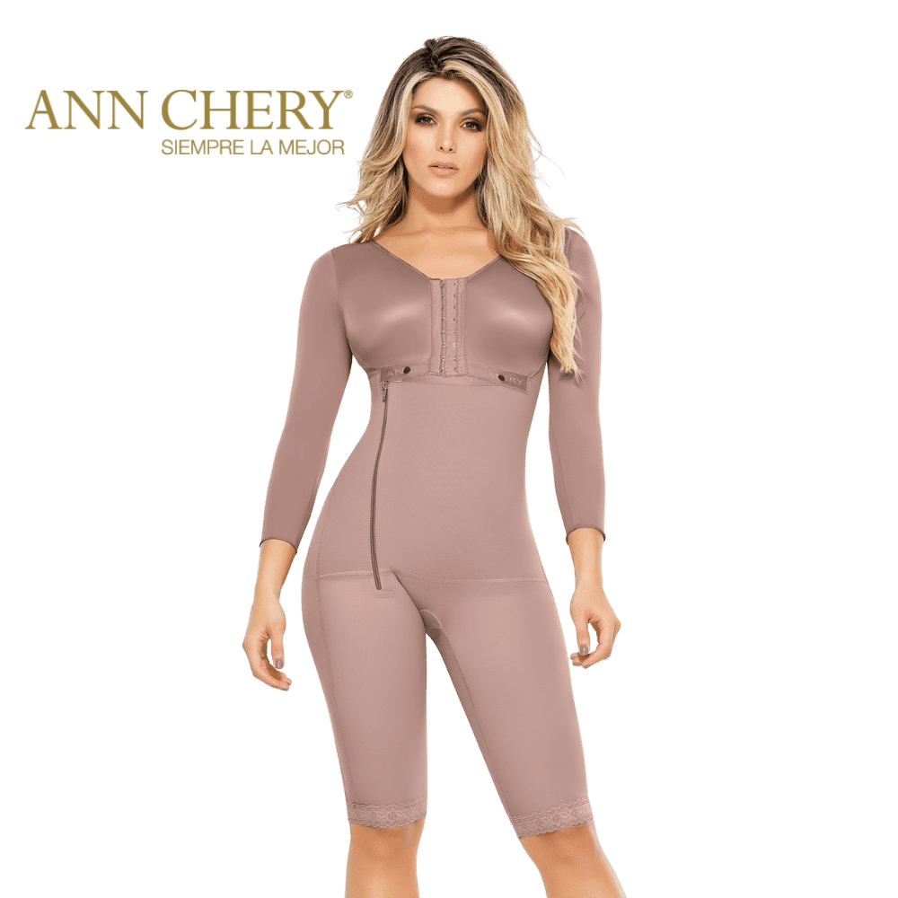 Ann Chery Official Site - 5008 Cocoa - Renata Fajas Postquirurgicas  Compression Bodysuit – Ann Chery Usa