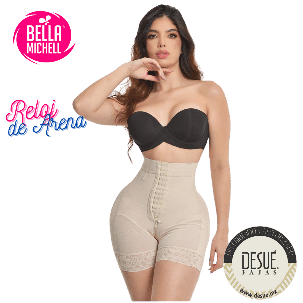 Short Push Up Talle Alto Doble Talla Realce BOOTYLICIOUS FP1572